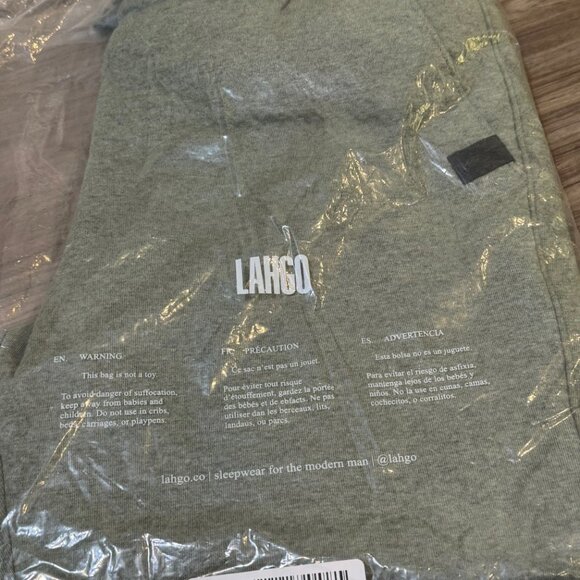 Lahgo Restore Double Faced Sweatpant in Green Mens SM - *NWT!* - Picture 4 of 4